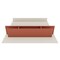 Manhattan Comfort Tribeca 62.99 Floating Entertainment Center, Off White/Orange Pink 1PMC85 - alternate 3